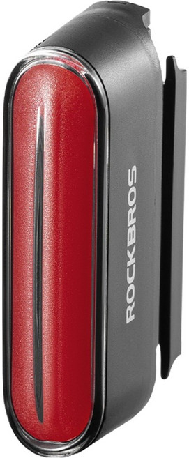 락브로스 스마트 마그네틱 브레이크 감속센서 자전거 충전식 후미등 SKL01, 블랙, 1개