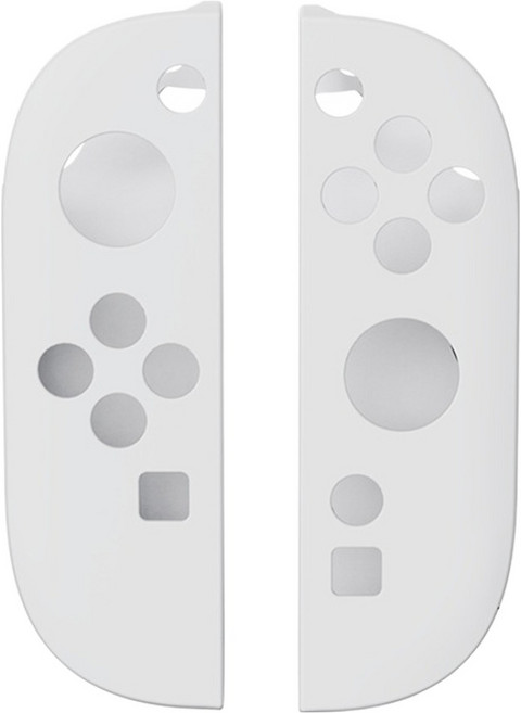 스페이스쉴드 닌텐도 스위치2 조이콘 호환 베이직 컬러 실리콘 스틱 커버 좌 우 세트, 화이트, 1세트