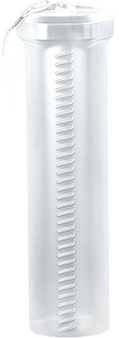 하비에 플라스틱 원형 길이조절 붓통 투명, 1개입