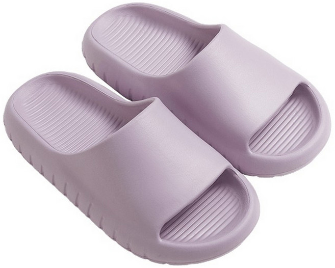 UTUNE 優調 軟糖拖鞋, 1雙, 蒟蒻紫
