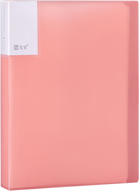 데일리온 문서 파일보관철 40페이지, 투명 파우더, 1개