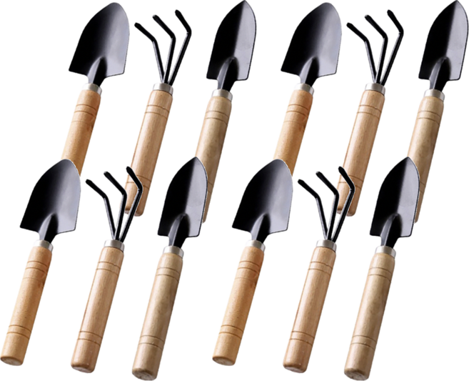 小麥購物 迷你園藝工具3件組 G166 大 92g, 4組