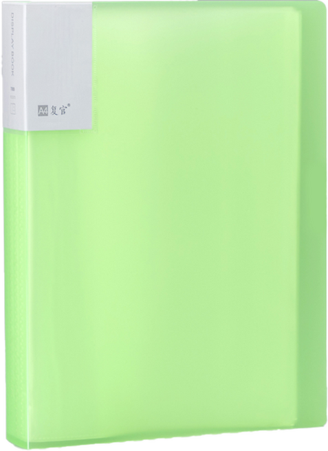 데일리온 문서 파일보관철 30페이지, 투명 그린, 1개