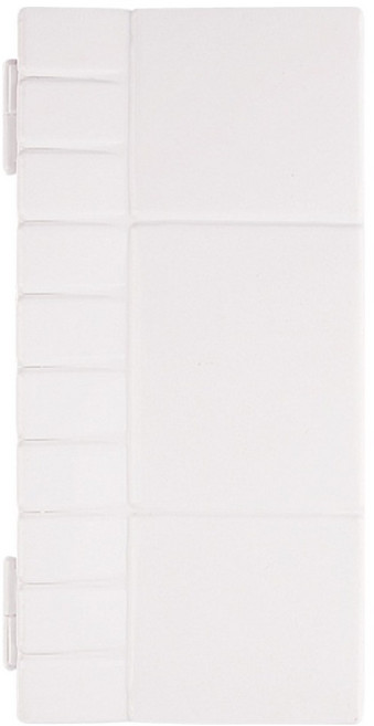 하비에 수채화 팔레트 화이트 10.5 x 20.3 cm, 1개, 20칸
