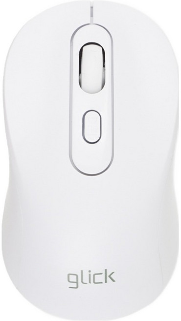 지클릭커 마들렌 미니 블루투스 듀얼 모드 무선 마우스, WHITE, OP25
