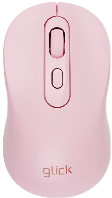 지클릭커 마들렌 미니 블루투스 듀얼 모드 무선 마우스, PINK, OP25