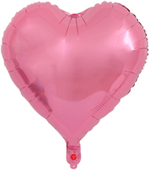 코히모 하트 은박 파티 풍선 45cm 5W0366, 10개, 핑크