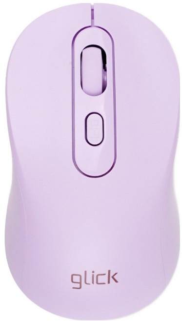 지클릭커 마들렌 미니 블루투스 듀얼 모드 무선 마우스, PURPLE, OP25