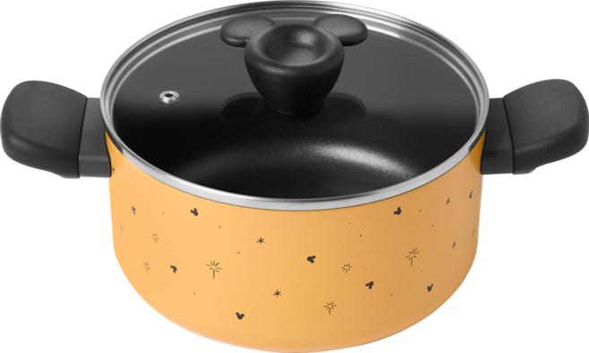 MEYER 美亞 童趣系列 雙耳湯鍋 附蓋 電磁爐適用 2.8L, 1個, 黃色, 20cm