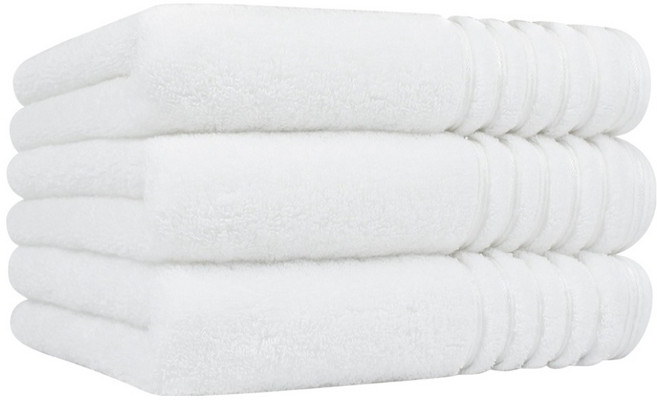 호텔컬렉션 리안 호텔수건 190g 30수 코마사, 화이트, 3개