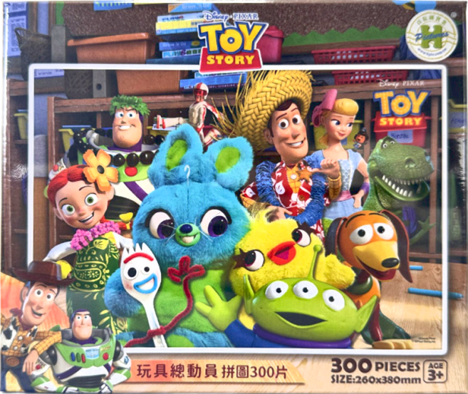 HUNDRED PICTURES 百耘圖 Toy story 4 玩具總動員 14 拼圖 HPD0300S-257 38 x 26cm, 300片, 1盒