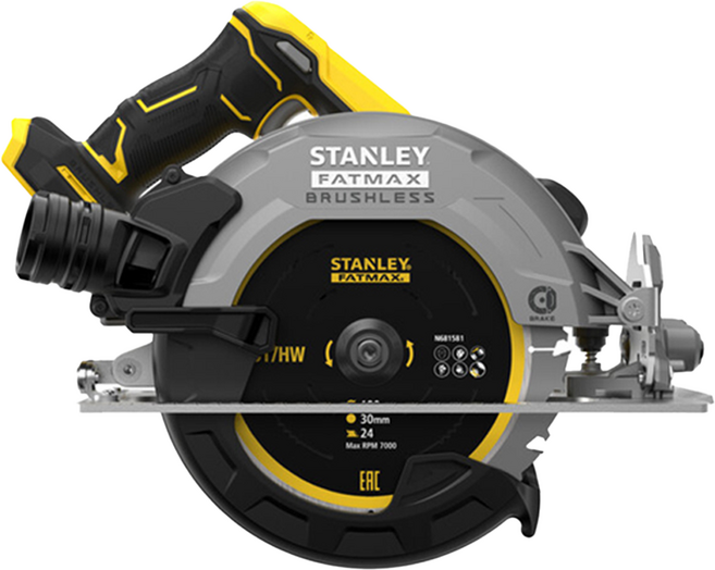 STANLEY TOOLS 無碳刷7吋圓鋸機 空機 紙盒版 SBC550 20V, 1個