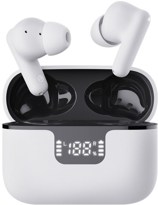 젤리타이거 젤리팟 ANC ENC 노이즈캔슬링 커널형 무선 블루투스 이어폰, JELLYPODS PRO, 화이트