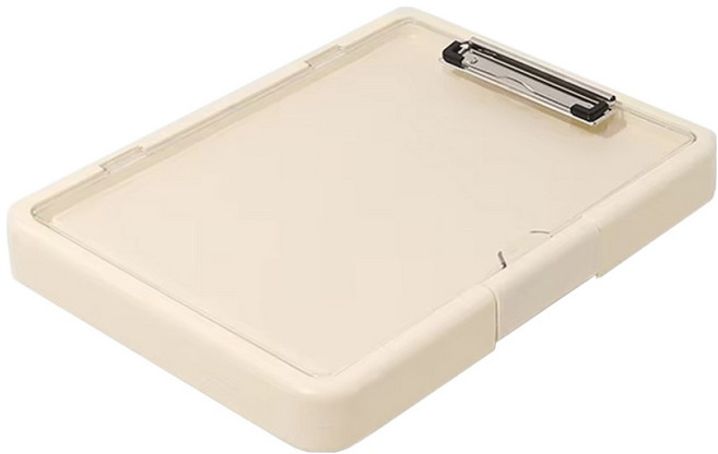 모하코 클립보드 문서보관함 파일케이스 A4, 크림, 1개