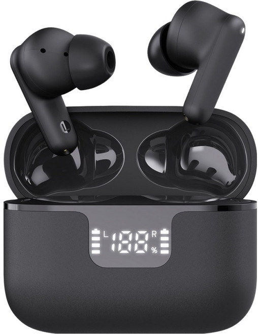 젤리타이거 젤리팟 ANC ENC 노이즈캔슬링 커널형 무선 블루투스 이어폰 JELLYPODS PRO 블랙 25시간 방수가능