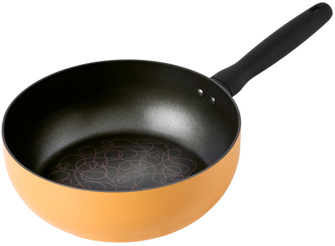 MEYER 美亞 迪士尼 童趣系列 深煎鍋 黃色, 1個, 24cm