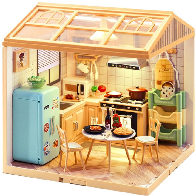 JEL DIY 미니어처 JEL0410, 1개, 빈티지주방