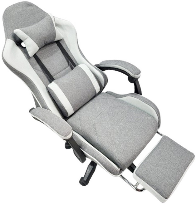 8G人體工學電腦椅 特厚款 2715GW, 灰色