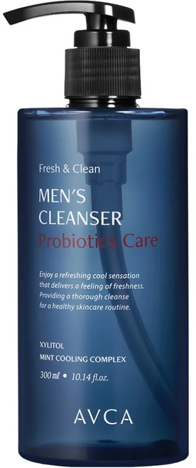 아브카 프레쉬 앤 클린 유산균 케어 남성 청결제 우디 페로몬향, 300ml, 1개 - 쿠팡