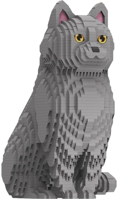 아토블럭 J-AREA 대형 나노 블럭 DMG008ja, 러시안블루캣, 1개