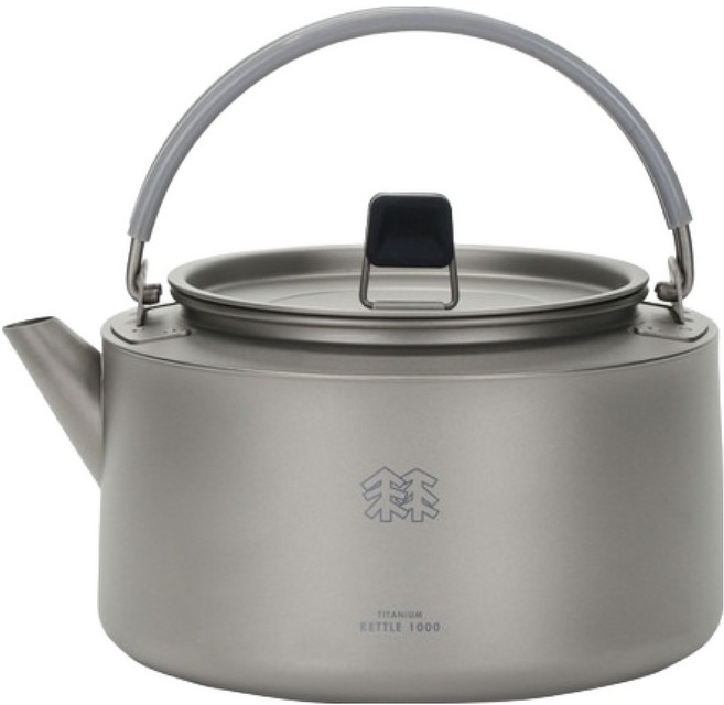 코오롱스포츠 티타늄 주전자 KEXEX24130TIT, 실버, 1개