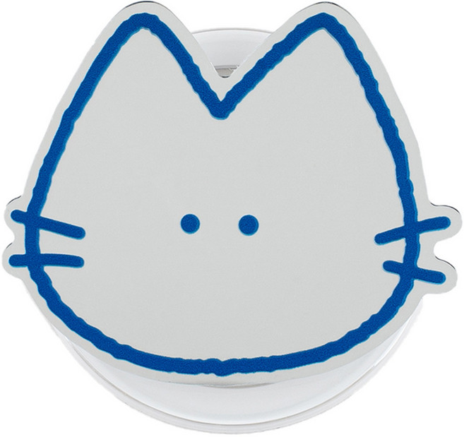 구스페리 동물 맥세이프 미러 톡, 11 파랑냥이, 1개