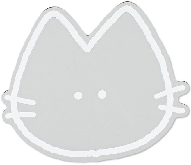 구스페리 동물 미러 톡, 10 하양냥이, 1개