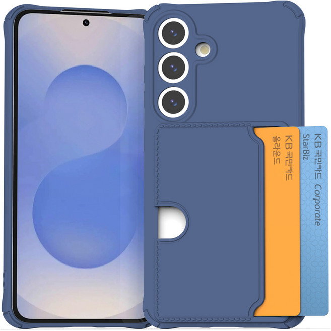 에센스웨어 틴트톤 컬러 범퍼 슬라이드 카드수납 휴대폰 케이스