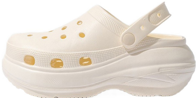 엘쏘 여성용 키높이 7cm 통굽 경량 EVA 쿠션 샌들 슬리퍼