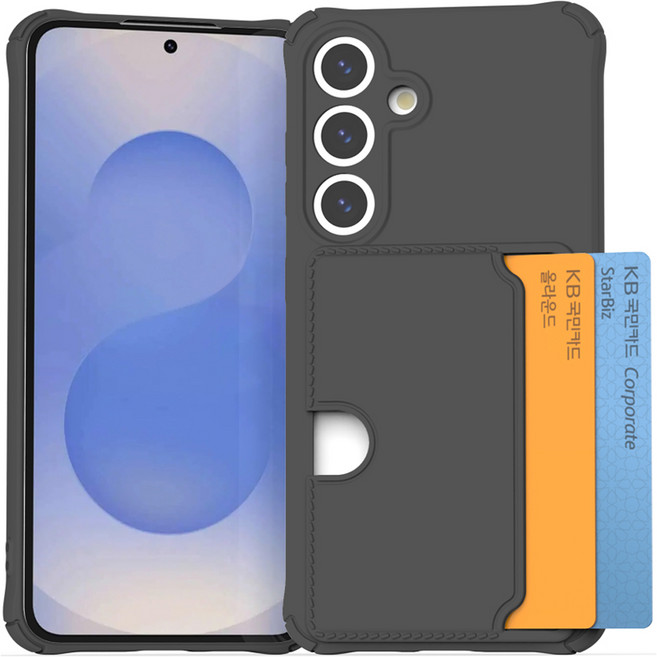 에센스웨어 틴트톤 컬러 범퍼 슬라이드 카드수납 휴대폰 케이스