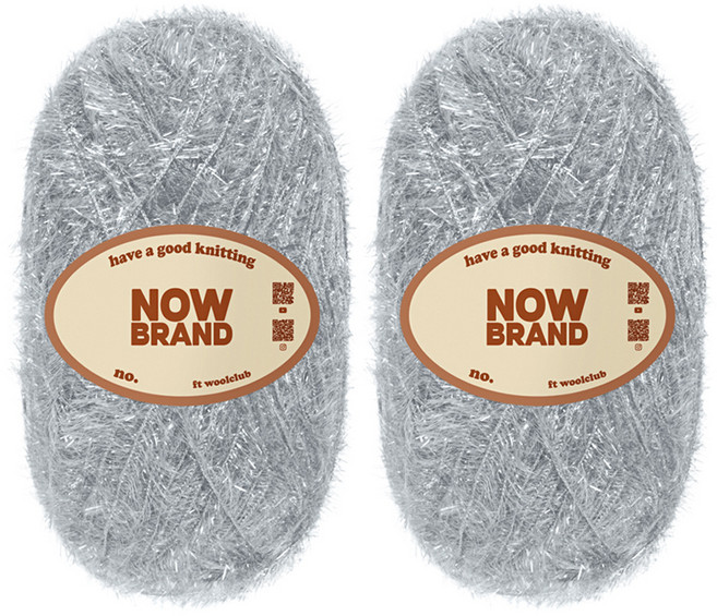 WoolClub NOWBRAND 大容量菜瓜布線 100g, 2個, 151 淺灰色