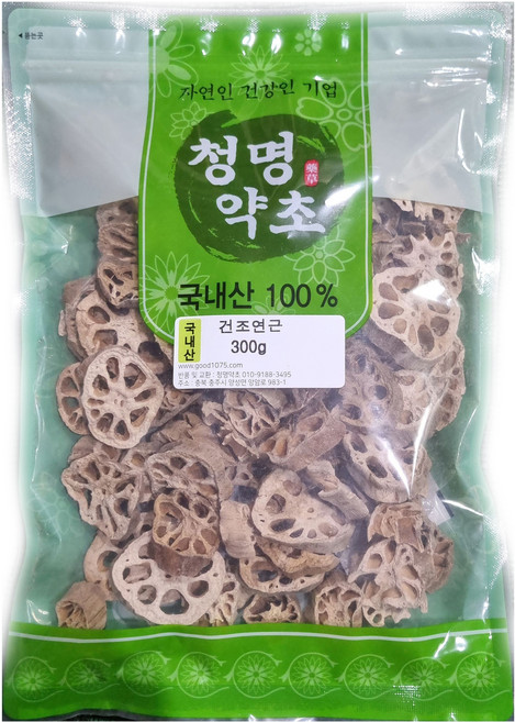 건조 연근, 300g, 1개