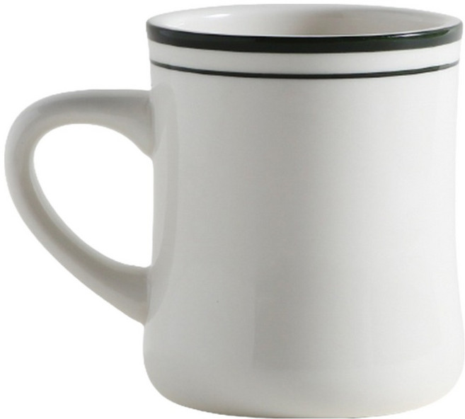 시라쿠스 뉴욕 킹스인 오목머그 400ml, 칼딘그린, 1개