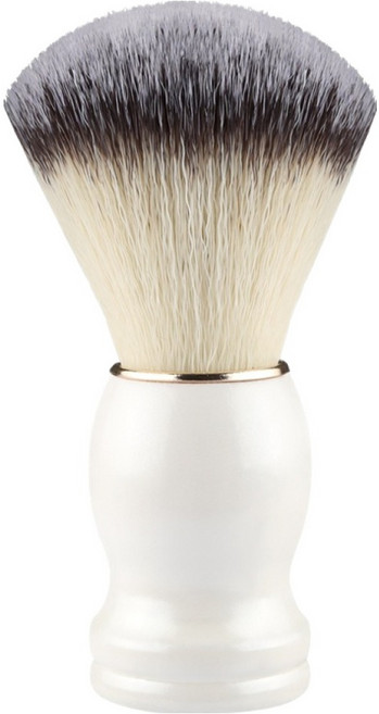 그리뉴얼 심플 바버샵 쉐이빙 브러쉬 화이트, 1개, 1개입