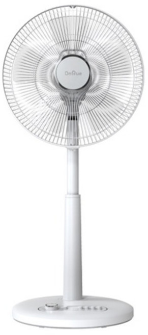 OnHue 座式定時器 5葉扇葉 3段風速 左右擺頭 立式電風扇 35cm(14吋), OSA-14BMF