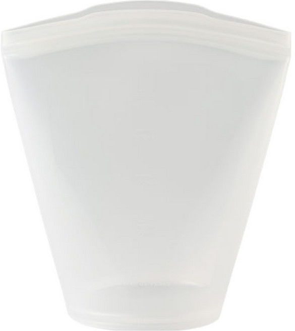 실리팟 국산 프리미엄 지퍼백 컵 대, 네츄럴, 1개