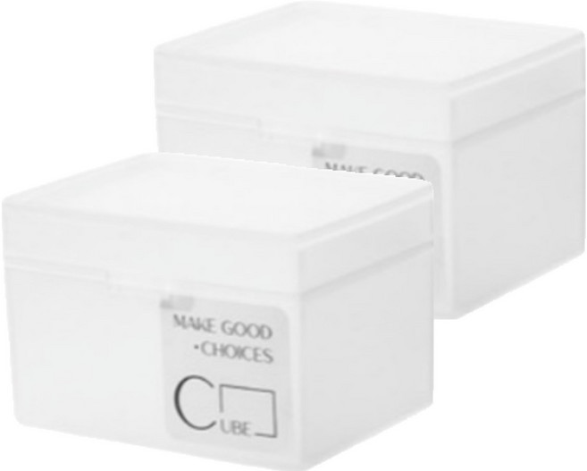 포텐키트 깔끔한 수납 명함 보관함 S 2p, 투명