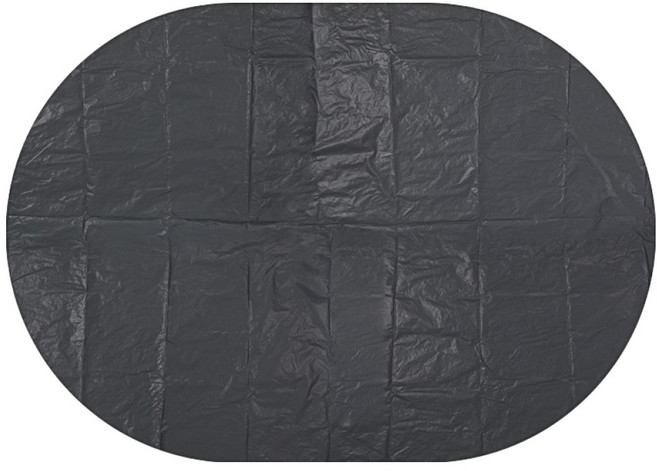 아이두젠 원터치텐트용 그라운드시트 라운드 방수포 마운트프로L 호환, 블랙