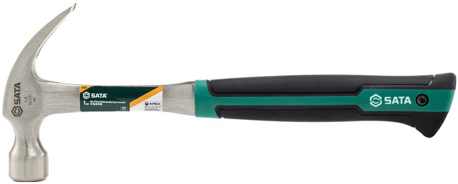 사타 빠루망치 일체형 스틸 핸들 1, 92331, 1개