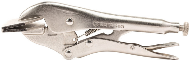 사타 바이스 그립 플라이어 와이드 죠 71501, 1개