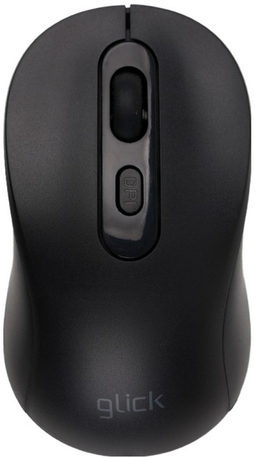 지클릭커 마들렌 미니 블루투스 듀얼 모드 무선 마우스, 블랙, OP25