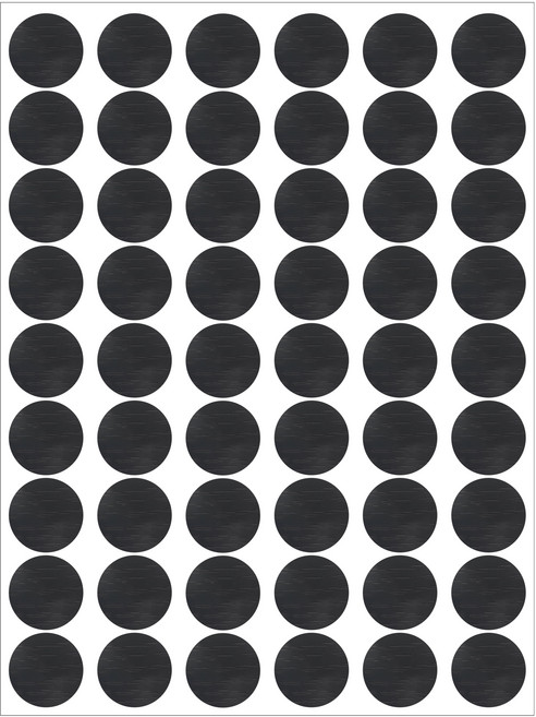 굿굿샵 가구 벽지 못자국 스티커 54p x 4개, 블랙