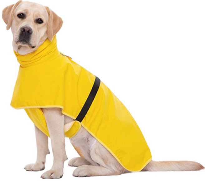 레드퍼피 망고 대형견 우비, 옐로우, 1개
