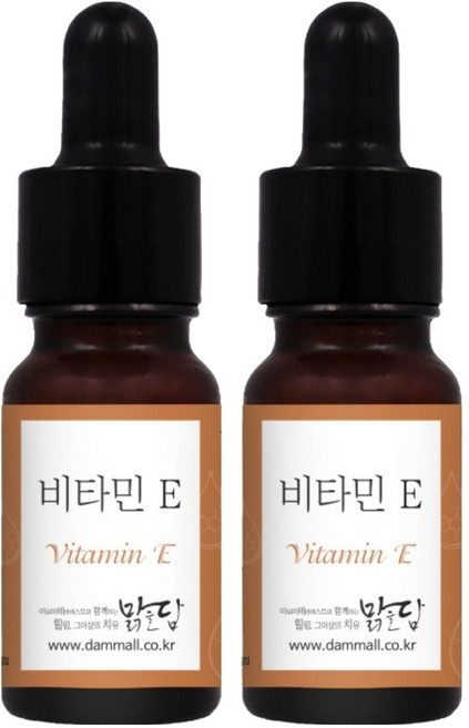 맑을담 토코페롤 비타민E 오일 원액, 10ml, 2개