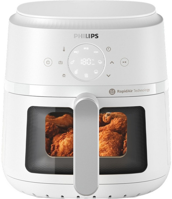 필립스 2000 시리즈 보이는 에어프라이어 4.2L, NA221/10, 화이트