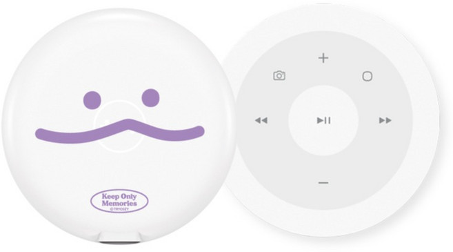 트라이코지 클릭플릭 빅 말랑말랑 에디션 디자인콜라보 맥세이프 블루투스 리모컨, 빅 몽글이, 1개