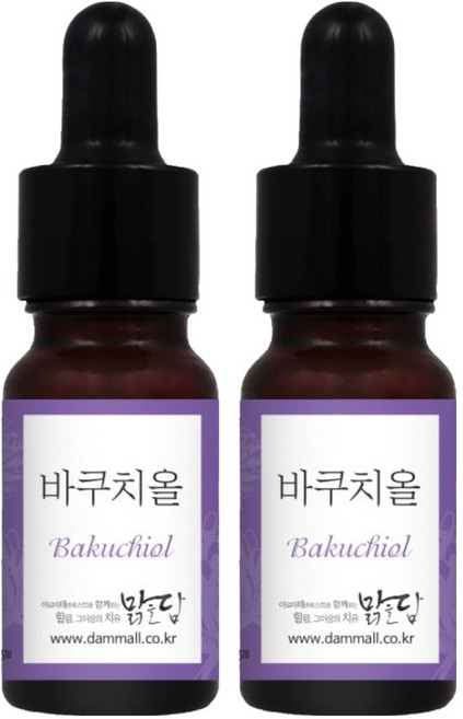 맑을담 바쿠치올 10000ppm 원액, 2개, 10ml