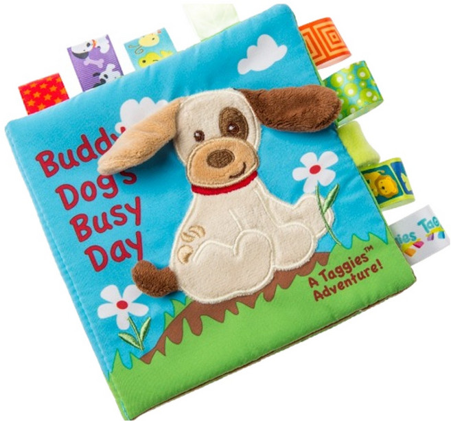 태기스 헝겊책 촉감 발달 완구 15 x 15 cm, TB6버디강아지, 1개