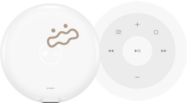 트라이코지 클릭플릭 디자인콜라보 말랑말랑 에디션 맥세이프 블루투스 리모컨, 겁쟁이, 1개