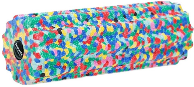 홈트핏 마사지 근막 EPP 돌기 지압 미니 폼롤러, 1개, 레인보우